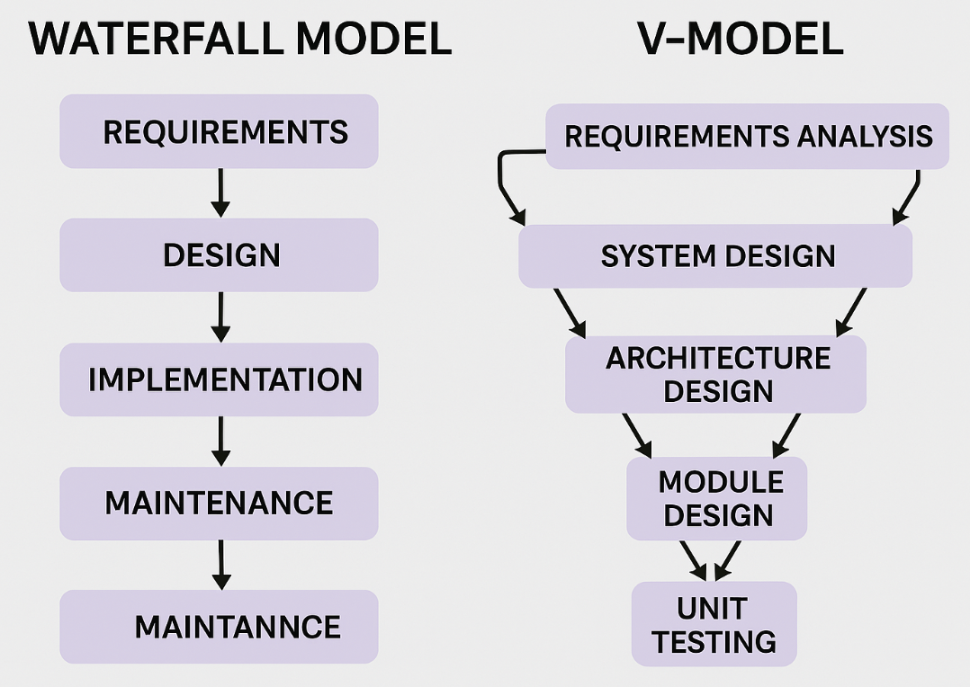 Model (Waterfall, V)